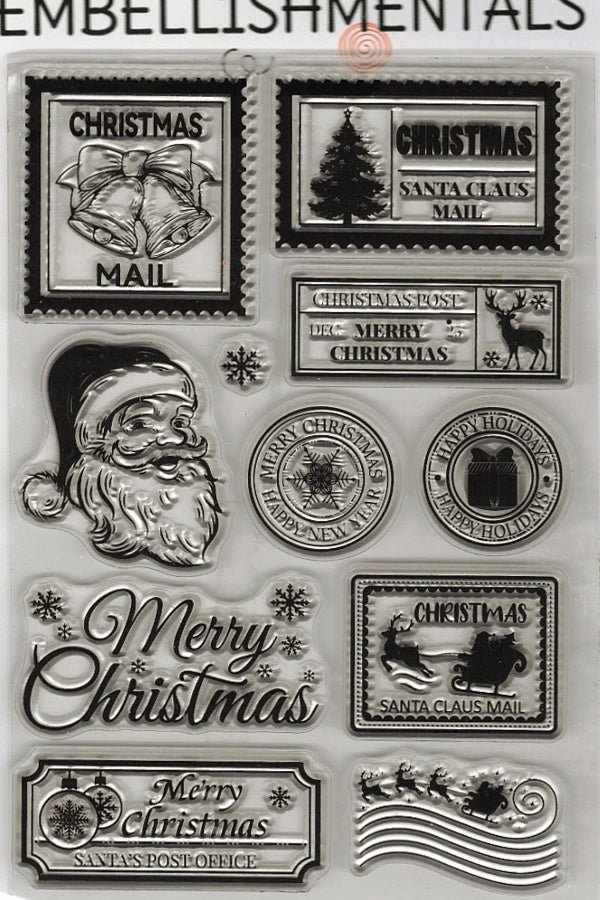 Santa's Mailroom Clear Stamp Set