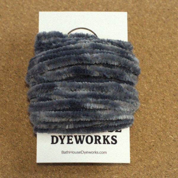 Velvet Chenille Trim, Pewter Smoke (5 Yards)