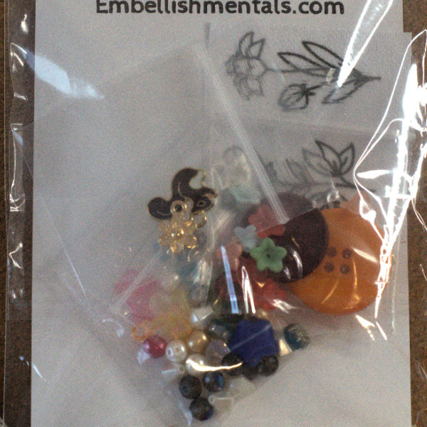 Fabric Collage Sampler Pack, OOAK Textile Bits for Stitching, Journaling & Mischief