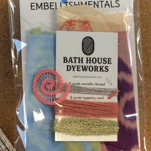 Fabric Collage Sampler Pack, OOAK Textile Bits for Stitching, Journaling & Mischief