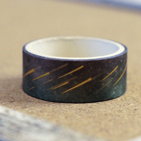 Foiled Shooting Star Washi Tape, Gradient Sky, 15mm x 2m