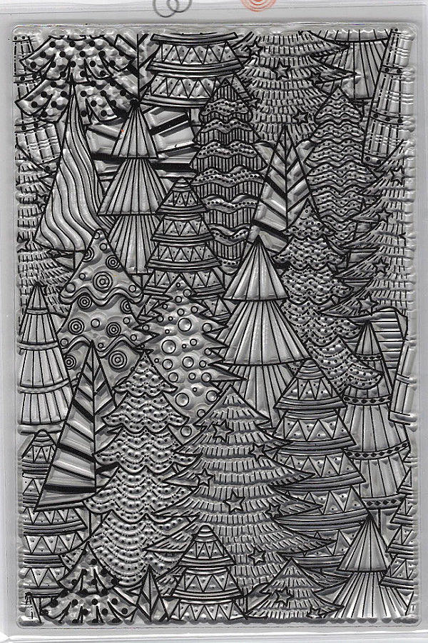 Whimsy Woods Christmas Tree Background Stamp