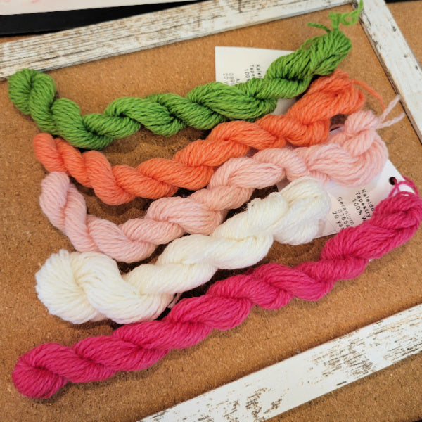 Watermelon Tapestry Wool Yarn Set – 5 colors - 5 Yards or 20 Yard Skein
