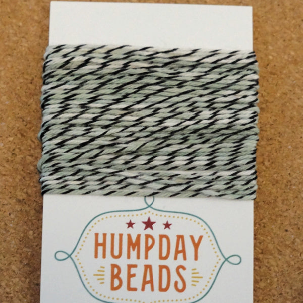 Hand-Dyed Cotton Baker’s Twine, Yucca, 5 Yards