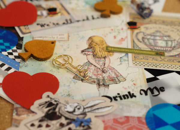 Alice in Wonderland Mixed Media Kit