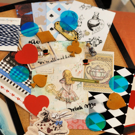 Alice in Wonderland Mixed Media Kit