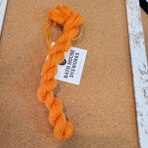 Apricot Tapestry Wool Yarn – 5 Yard Card or 20 Yard Skein
