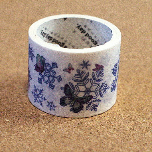 Butterfly Snowflake Washi Tape, 30mm wide, 2 meters