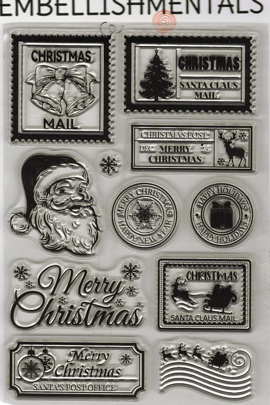 Santa's Mailroom Clear Stamp Set