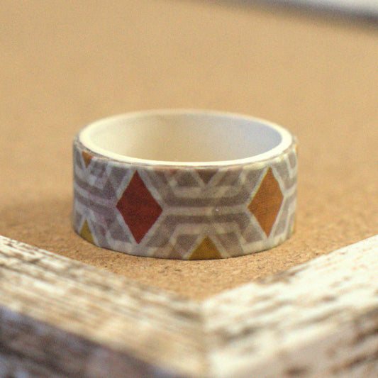 Desert Diamond Washi Tape – Neutral Pattern for Journaling & Paper Crafts
