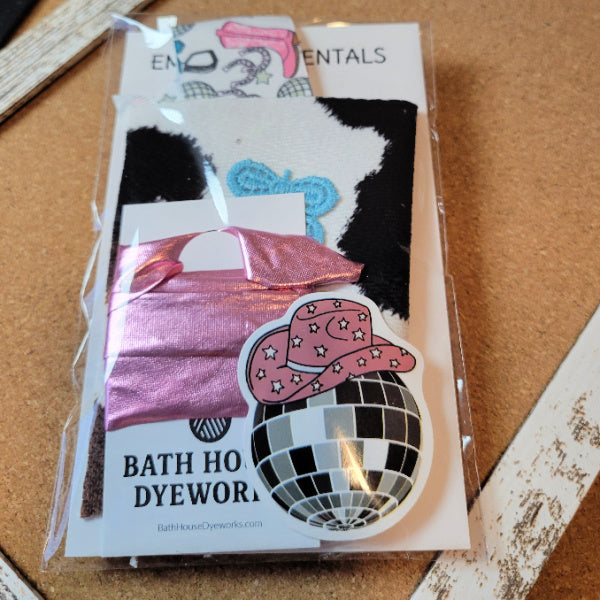 Disco Cowgirl Embellishment Kit – Mixed Media & Junk Journal Kit