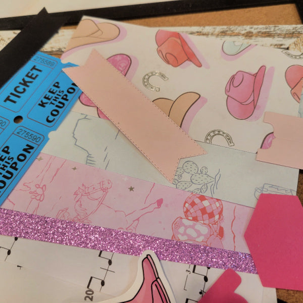 Disco Cowgirl Ephemera Kit for Junk Journals & Mixed Media