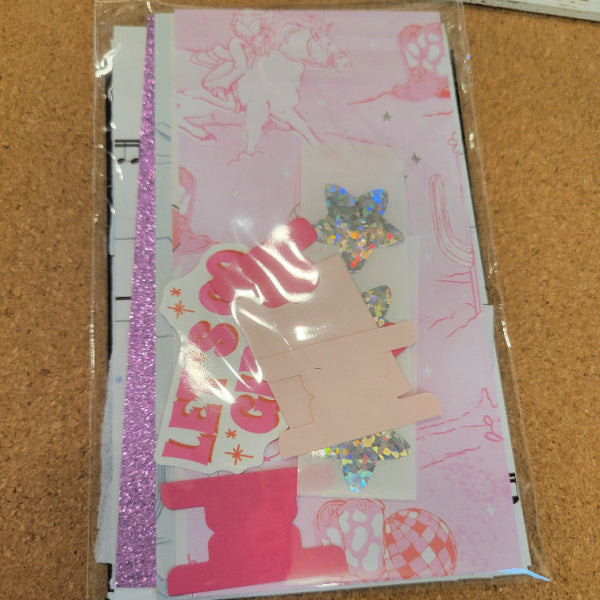 Disco Cowgirl Ephemera Kit for Junk Journals & Mixed Media
