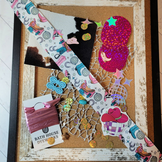 Disco Cowgirl Embellishment Kit – Mixed Media & Junk Journal Kit