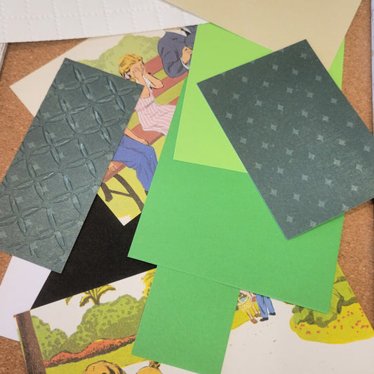 Garden Gossip Mixed Media Paper Stash Pack
