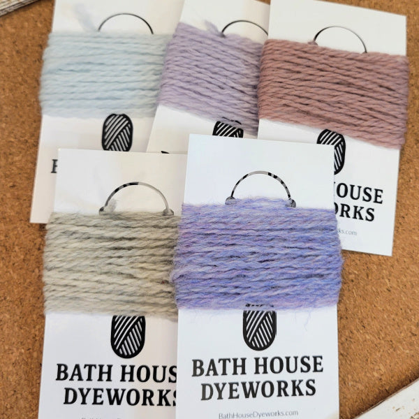 Icy Winter Tapestry Wool Yarn Set – 5 colors - 5 Yards or 20 Yard Skein