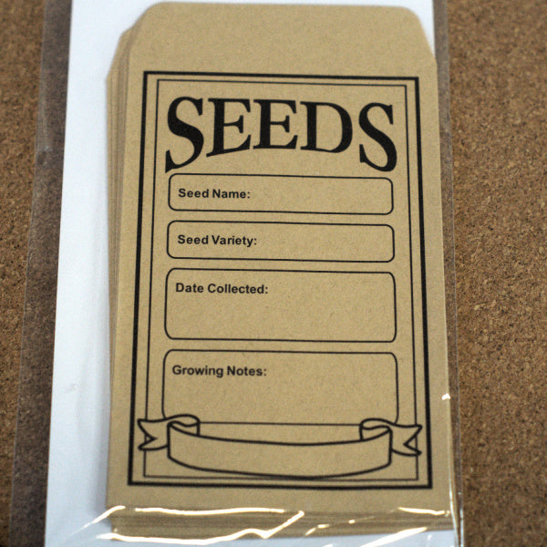 Kraft Seed Packet Envelopes, Set of 8 – Retro Ephemera for Junk Journals & Mixed Media