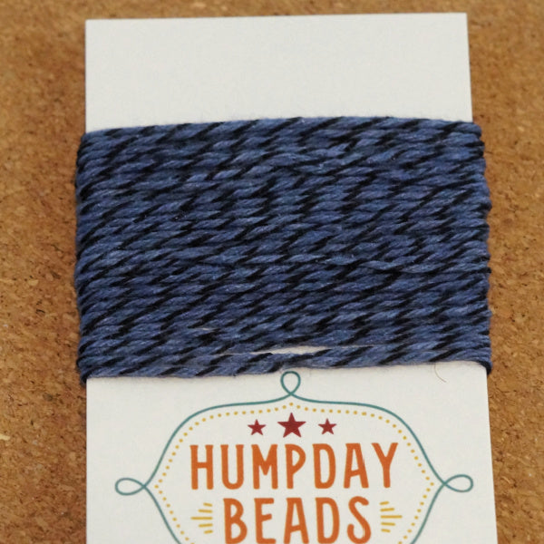 Hand-Dyed Cotton Baker’s Twine, Navy, 5 Yards