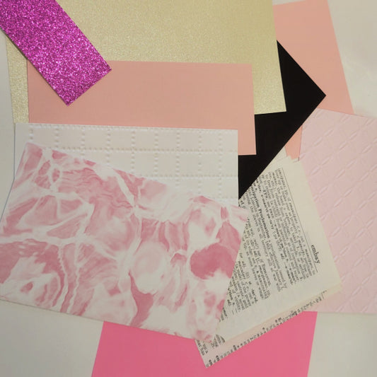 Pink Sugar Mixed Media Paper Stash Pack