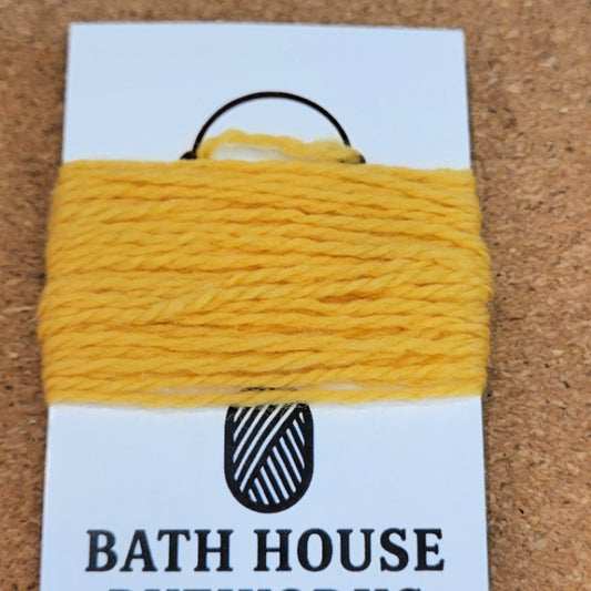 Goldenrod Tapestry Wool Yarn – 5 Yard Card or 20 Yard Skein