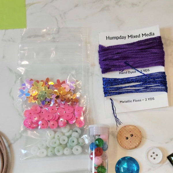 Fabric Chaos Pack for Mixed Media, Slow Stitch & Collage