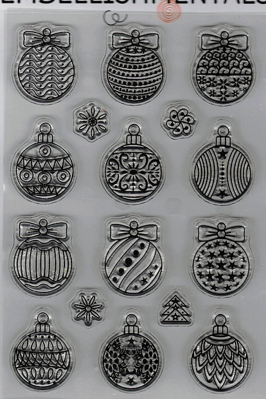 Whimsy Doodle Ornaments Clear Stamp Set