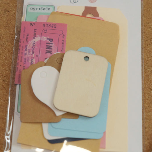 Junk Journal Tag Kit – Assorted Tags, Tickets & Envelopes for Mixed Media