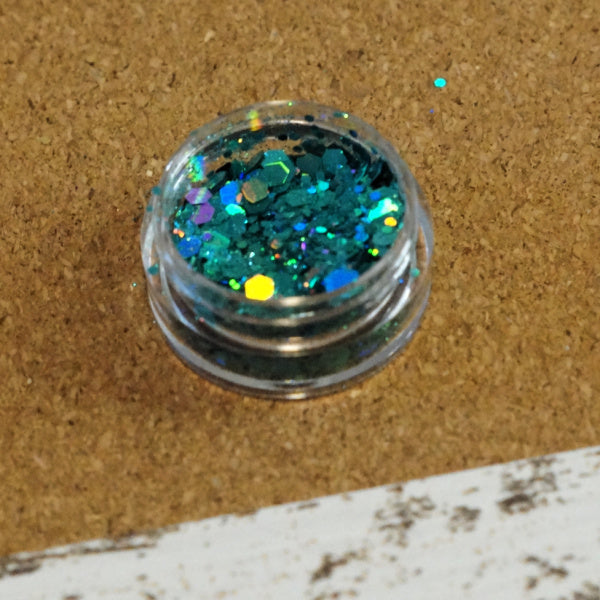 Mermaid Static Holographic Chunky Glitter, 5g Jar