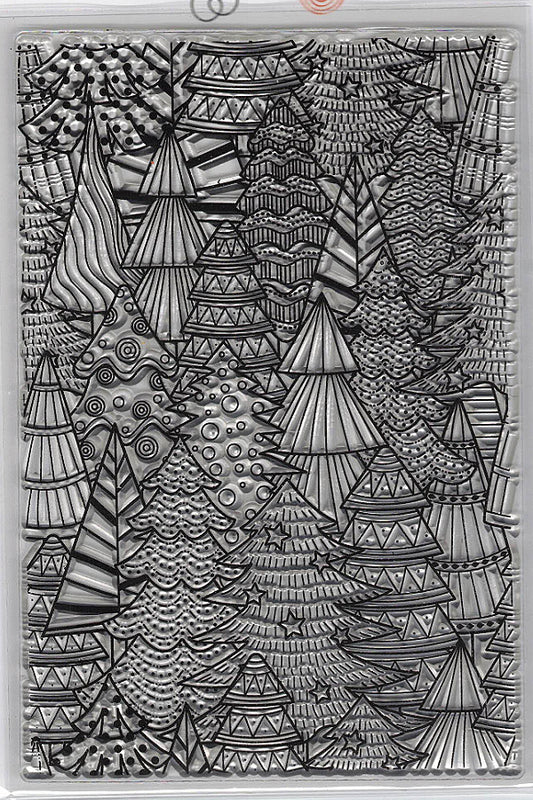 Whimsy Woods Christmas Tree Background Stamp