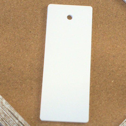 Blank White Bookmarks – Rounded Corners (Set of 8)