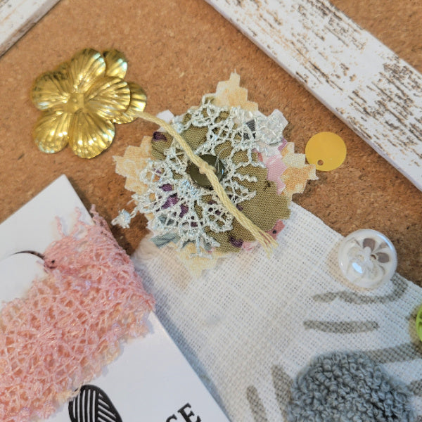 Wildflower Embellishments Pack for Slow Stitch & Junk Journals
