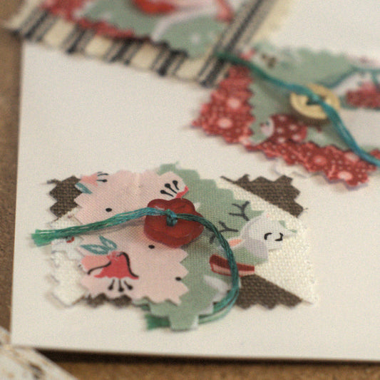 Mini Fabric Stitch Snippets, Holiday Mix (Pack of 3)